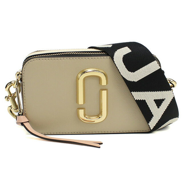 マーク・ジェイコブス 斜め掛け ショルダーバッグ レディース ブランド MARC JACOBS THE SNAPSHOT ベトナム 2S3HCR500H03 KHAKI MULTI　ベージュ系 MAJ3HCR500H03051