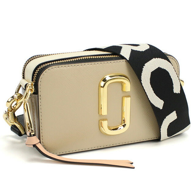 マーク・ジェイコブス 斜め掛け ショルダーバッグ レディース ブランド MARC JACOBS THE SNAPSHOT ベトナム 2S3HCR500H03 KHAKI MULTI　ベージュ系 MAJ3HCR500H03051