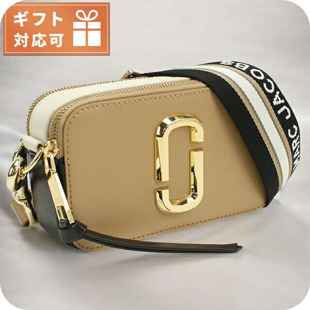 マーク・ジェイコブス 斜め掛け ショルダーバッグ レディース ブランド MARC JACOBS THE SNAPSHOT ベトナム 2S3HCR500H03 CAMEL MULTI ブラウン系 MAJ3HCR500H03071