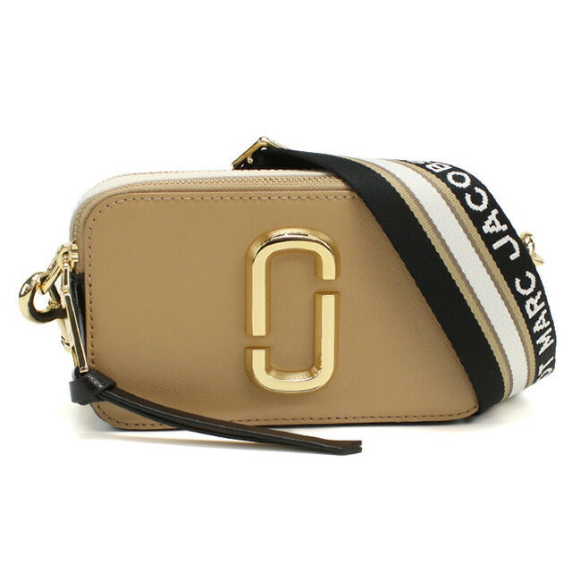 マーク・ジェイコブス 斜め掛け ショルダーバッグ レディース ブランド MARC JACOBS THE SNAPSHOT ベトナム 2S3HCR500H03 CAMEL MULTI ブラウン系 MAJ3HCR500H03071