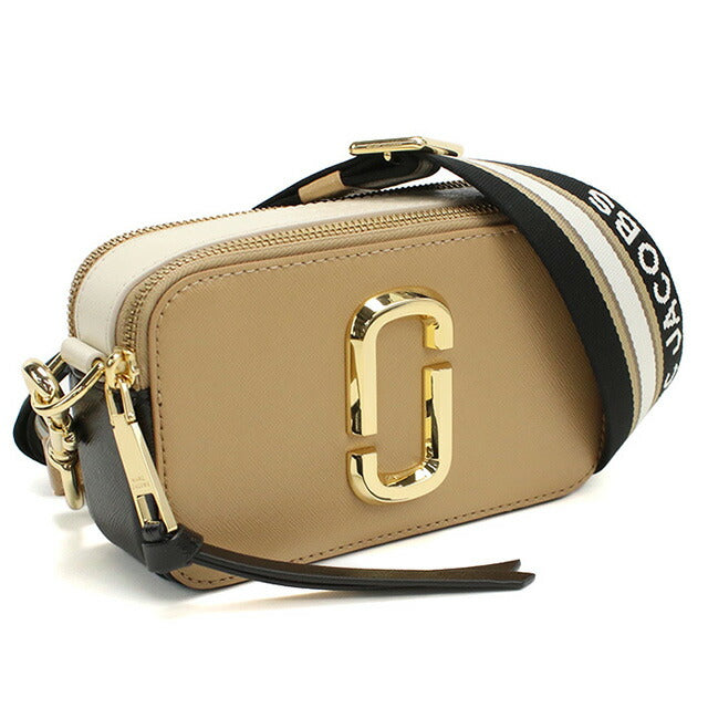マーク・ジェイコブス 斜め掛け ショルダーバッグ レディース ブランド MARC JACOBS THE SNAPSHOT ベトナム 2S3HCR500H03 CAMEL MULTI ブラウン系 MAJ3HCR500H03071