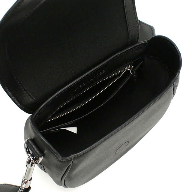 マーク・ジェイコブス 斜め掛け ショルダーバッグ レディース ブランド MARC JACOBS THE SMALL SADDLE BAG レザー ベトナム 2S3HMS003H03 BLACK ブラック MAJ3HMS003H03011