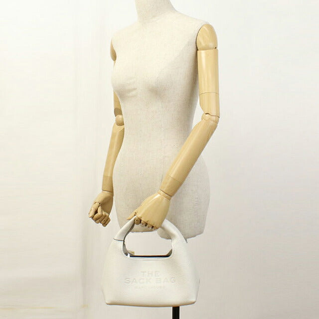 マークジェイコブス ハンドバッグ レディース ブランド MARC JACOBS THE MINI SACK  レザー 2F3HSH020H01 ホワイト MAJ3HSH020H01021