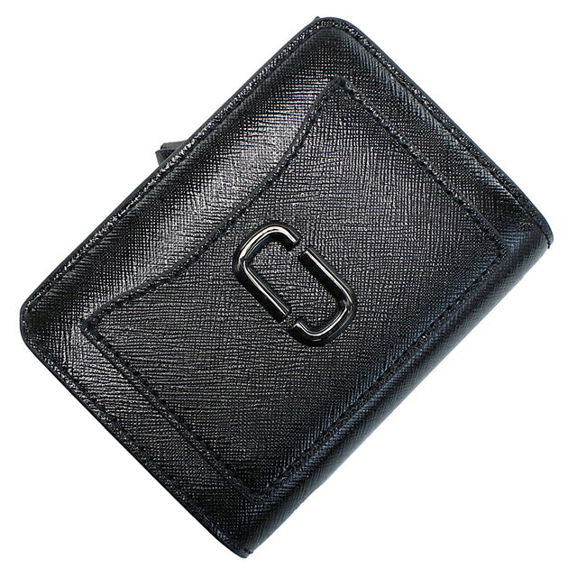 マークジェイコブス 二つ折り財布 二折財布小銭入付き 二折財布 コンパクト レディース MARC JACOBS THE MINI COMPACT WALLET レザー 2F3SMP051S07 MAJ3SMP051S07011