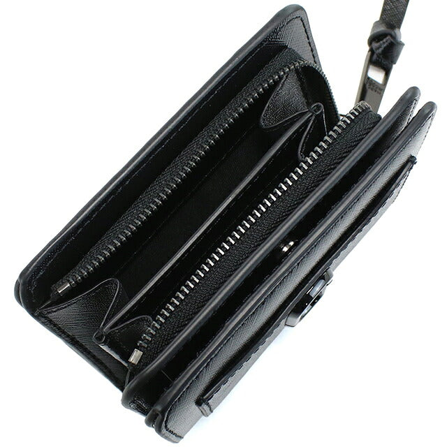 マークジェイコブス 二つ折り財布 二折財布小銭入付き 二折財布 コンパクト レディース MARC JACOBS THE MINI COMPACT WALLET レザー 2F3SMP051S07 MAJ3SMP051S07011