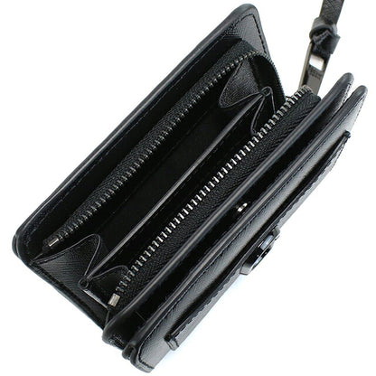 マークジェイコブス 二つ折り財布 二折財布小銭入付き 二折財布 コンパクト レディース MARC JACOBS THE MINI COMPACT WALLET レザー 2F3SMP051S07 MAJ3SMP051S07011