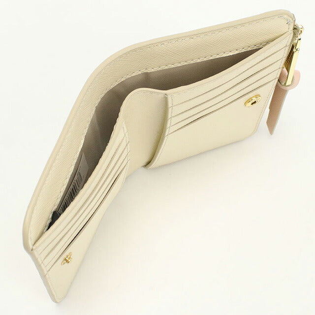 マークジェイコブス 二折財布小銭入付き レディース ブランド MARC JACOBS THE SLIM BIFOLD 2F3SMP061S07 ベージュ 財布 MAJ3SMP061S07021