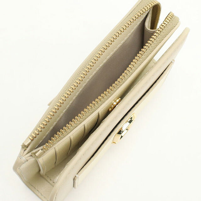 マークジェイコブス 二折財布小銭入付き レディース ブランド MARC JACOBS THE SLIM BIFOLD 2F3SMP061S07 ベージュ 財布 MAJ3SMP061S07021