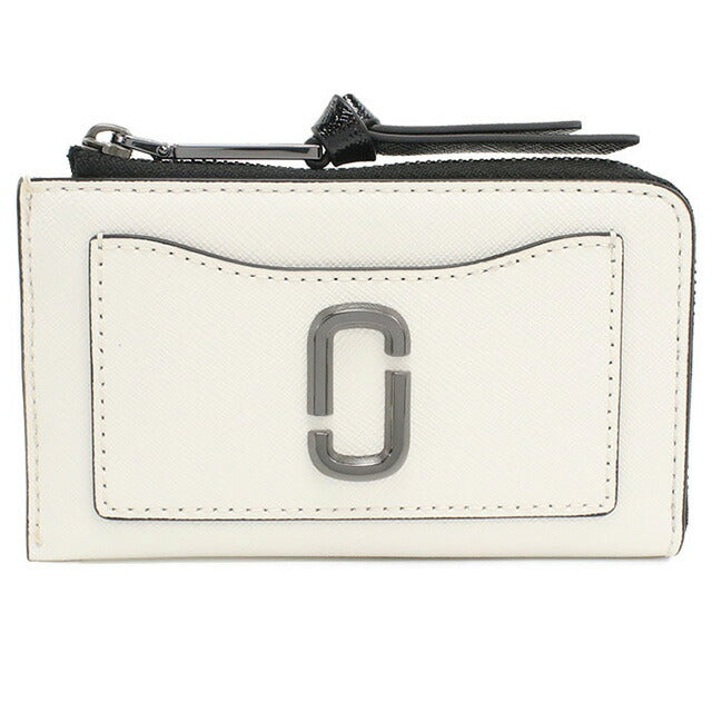 マークジェイコブス キーリング付小銭入れ レディース ブランド MARC JACOBS THE TOP ZIP MULTI WALLET 2F3SMP063S07 ホワイト 財布 MAJ3SMP063S07011
