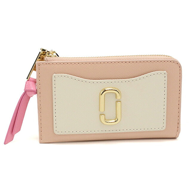 マークジェイコブス キーリング付小銭入れ レディース MARC JACOBS THE TOP ZIP MULTI WALLET フラグメントケース 2F3SMP063S07 ROSE MULTI MAJ3SMP063S07031