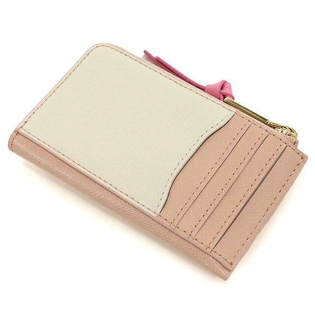 マークジェイコブス キーリング付小銭入れ レディース MARC JACOBS THE TOP ZIP MULTI WALLET フラグメントケース 2F3SMP063S07 ROSE MULTI MAJ3SMP063S07031