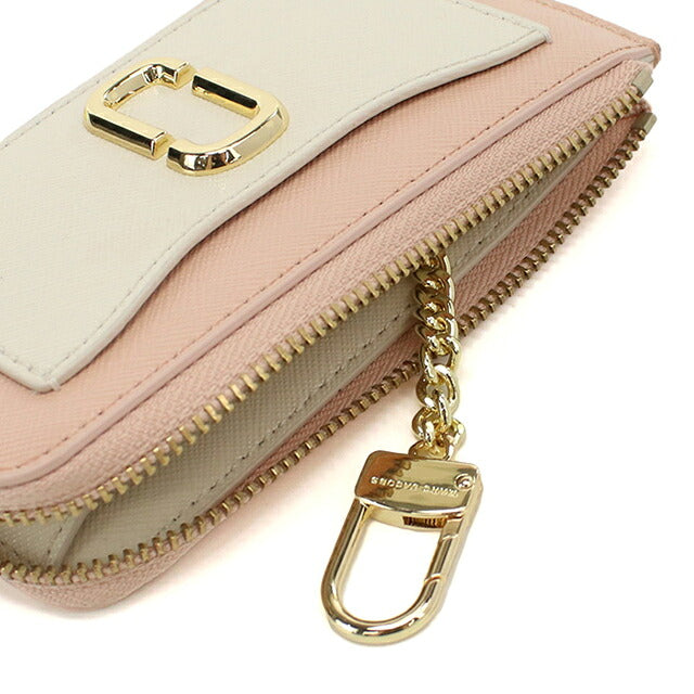 マークジェイコブス キーリング付小銭入れ レディース MARC JACOBS THE TOP ZIP MULTI WALLET フラグメントケース 2F3SMP063S07 ROSE MULTI MAJ3SMP063S07031
