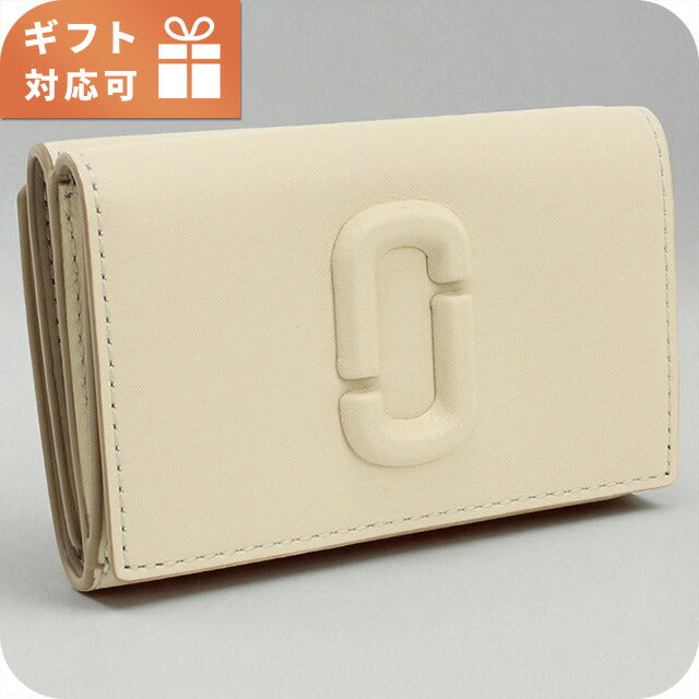 マークジェイコブス 三折財布小銭入付き レディース ブランド MARC JACOBS THE TRIFOLD WALLET レザー 2S4SMP009S02 ホワイト 財布 MAJ4SMP009S02021