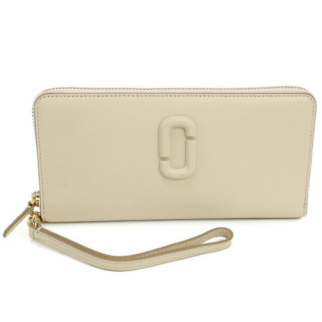 マークジェイコブス 長財布ラウンドファスナー レディース ブランド MARC JACOBS THE CONTINENTAL WALLET レザー 2P4SMP013S02 ホワイト MAJ4SMP013S02021