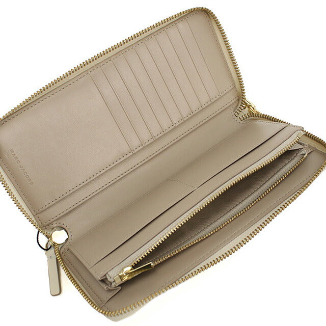 マークジェイコブス 長財布ラウンドファスナー レディース ブランド MARC JACOBS THE CONTINENTAL WALLET レザー 2P4SMP013S02 ホワイト MAJ4SMP013S02021
