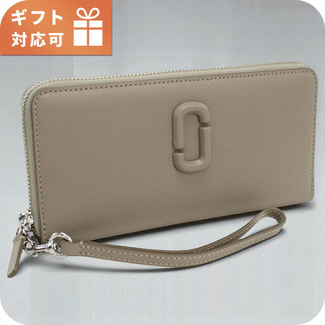 マークジェイコブス 長財布ラウンドファスナー レディース ブランド MARC JACOBS THE CONTINENTAL WALLET レザー 2P4SMP013S02 グレー MAJ4SMP013S02031