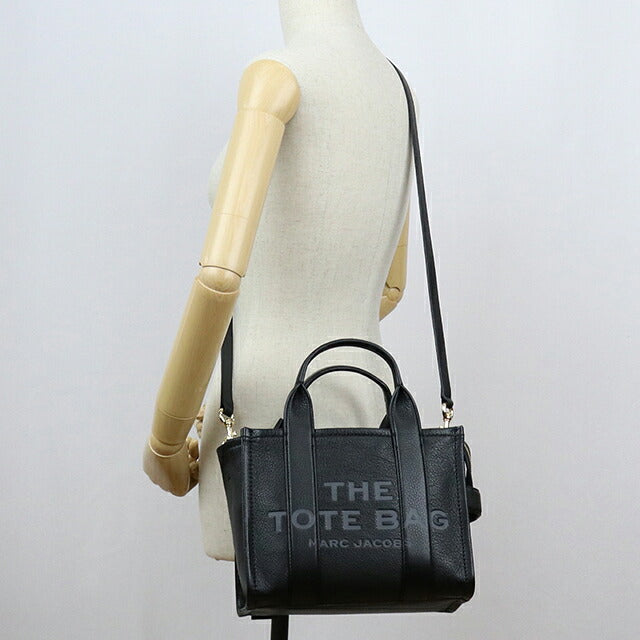 マークジェイコブス トートバッグ レディース ブランド MARC JACOBS MINI TRAVELER TOTE 2WAY レザー H009L01SP21 ブラック MAJH009L01SP21011