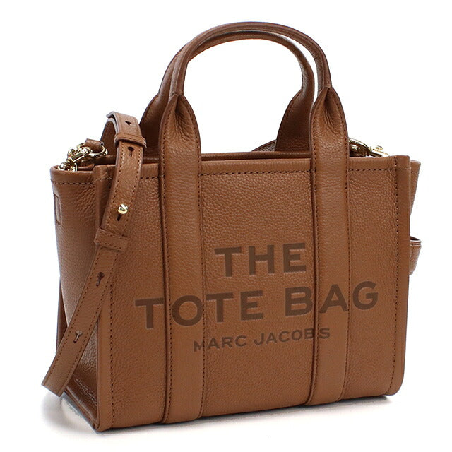 マークジェイコブス トートバッグ レディース ブランド MARC JACOBS MINI TRAVELER TOTE 2WAY レザー H009L01SP21 ブラウン MAJH009L01SP21051