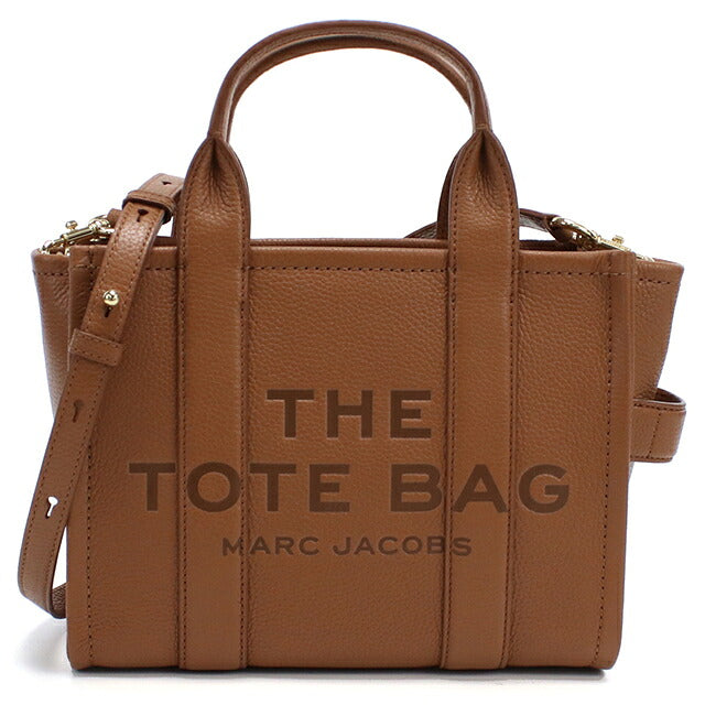 マークジェイコブス トートバッグ レディース ブランド MARC JACOBS MINI TRAVELER TOTE 2WAY レザー H009L01SP21 ブラウン MAJH009L01SP21051