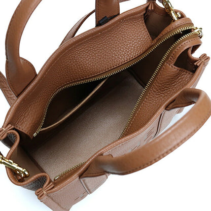 マークジェイコブス トートバッグ レディース ブランド MARC JACOBS MINI TRAVELER TOTE 2WAY レザー H009L01SP21 ブラウン MAJH009L01SP21051