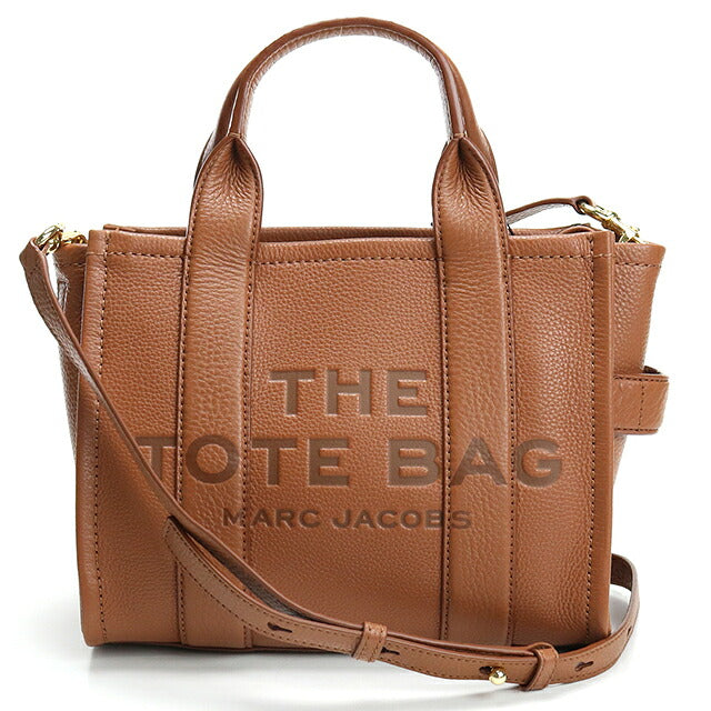 マークジェイコブス トートバッグ レディース ブランド MARC JACOBS MINI TRAVELER TOTE 2WAY レザー H009L01SP21 ブラウン MAJH009L01SP21051