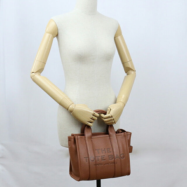 マークジェイコブス トートバッグ レディース ブランド MARC JACOBS MINI TRAVELER TOTE 2WAY レザー H009L01SP21 ブラウン MAJH009L01SP21051