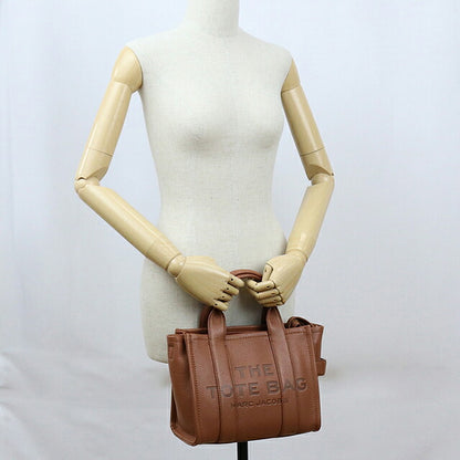 マークジェイコブス トートバッグ レディース ブランド MARC JACOBS MINI TRAVELER TOTE 2WAY レザー H009L01SP21 ブラウン MAJH009L01SP21051