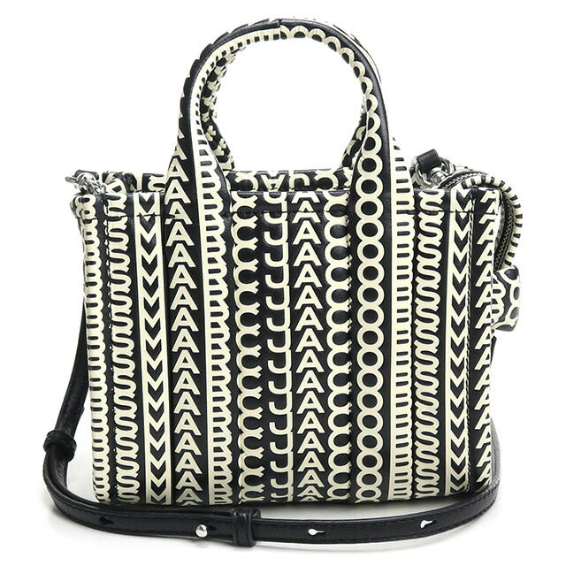 マーク・ジェイコブス トートバッグ レディース ブランド MARC JACOBS THE MICRO TOTE レザー ベトナム H052L03FA22 BLACK-WHITE ブラック バッグ MAJH052L03FA22011
