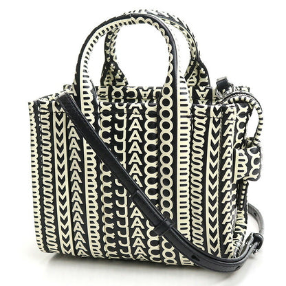 マーク・ジェイコブス トートバッグ レディース ブランド MARC JACOBS THE MICRO TOTE レザー ベトナム H052L03FA22 BLACK-WHITE ブラック バッグ MAJH052L03FA22011