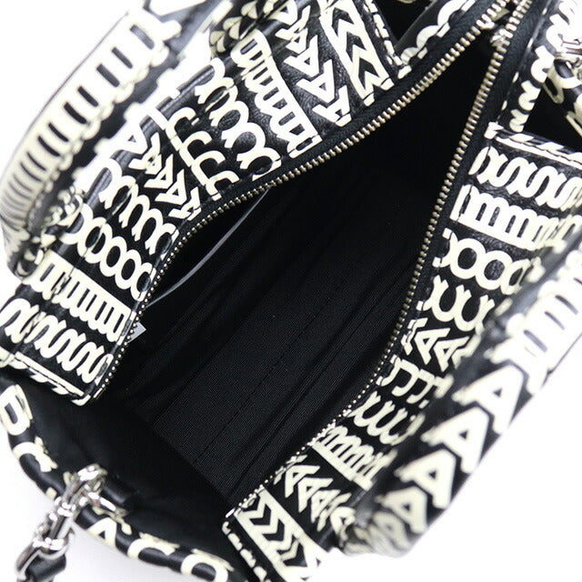 マーク・ジェイコブス トートバッグ レディース ブランド MARC JACOBS THE MICRO TOTE レザー ベトナム H052L03FA22 BLACK-WHITE ブラック バッグ MAJH052L03FA22011