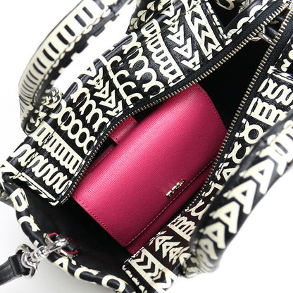 マーク・ジェイコブス トートバッグ レディース ブランド MARC JACOBS THE MICRO TOTE レザー ベトナム H052L03FA22 BLACK-WHITE ブラック バッグ MAJH052L03FA22011