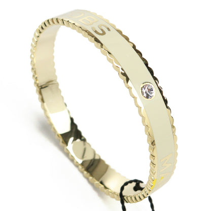 マーク・ジェイコブス バングル レディース メタル J105MT7PF22 CREAM-GOLD ホワイト系 ジュエリーアクセサリー MAJJ105MT7PF22021