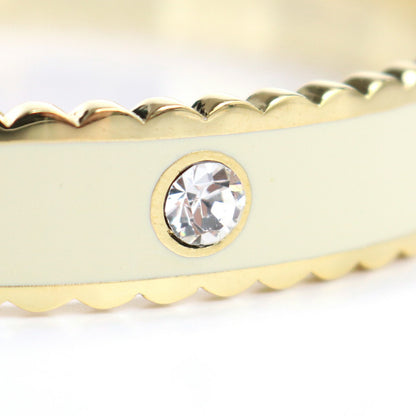 マーク・ジェイコブス バングル レディース メタル J105MT7PF22 CREAM-GOLD ホワイト系 ジュエリーアクセサリー MAJJ105MT7PF22021