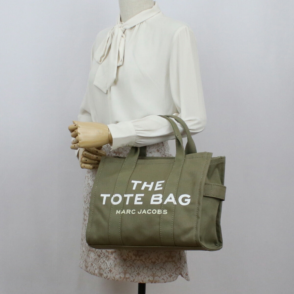マークジェイコブス トートバッグ レディース コットン ベトナム M0016161 SLATE GREEN カーキ バッグ MAJM0016161031