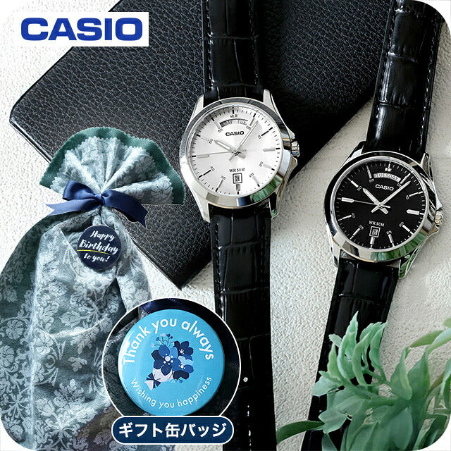 ＼父の日 ギフトセット／ カシオ チープカシオ CASIO クォーツ 電池式 FD-MTP-1370L スタンダード 海外モデル メンズ チプカシ 腕時計 ブランド カシオ casio アナログ ブラック シルバー 黒 選べるモデル プレゼント 実用的 30代 40代 夫