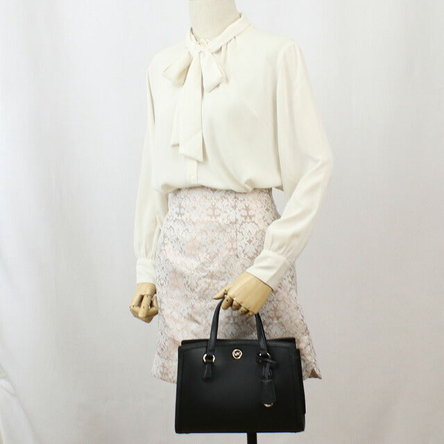 マイケル・コース ハンドバッグ レディース ブランド MICHAEL KORS CHANTAL レザー ベトナム 30F2G7CM1T BLACK ブラック バッグ MIK30F2G7CM1T011