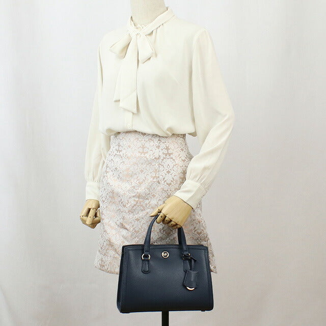 マイケル・コース ハンドバッグ レディース ブランド MICHAEL KORS CHANTAL レザー ベトナム 30F2G7CM1T NAVY ネイビー系 バッグ MIK30F2G7CM1T031
