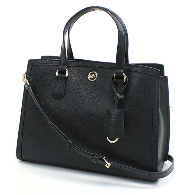 マイケル・コース トートバッグ レディース ブランド MICHAEL KORS CHANTAL レザー バングラデシュ 30F2G7CS2T BLACK ブラック バッグ MIK30F2G7CS2T011