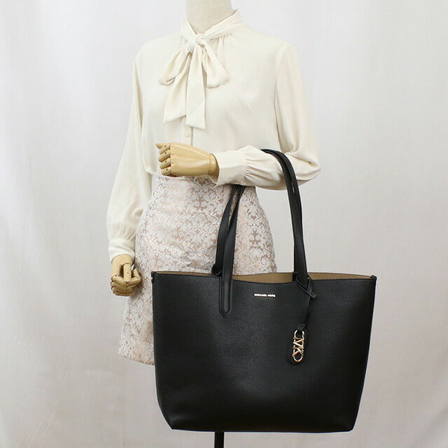 マイケル・コース トートバッグ レディース ブランド MICHAEL KORS ELIZA レザー バングラデシュ 30F3GZAT4T BLACK ブラック バッグ MIK30F3GZAT4T011
