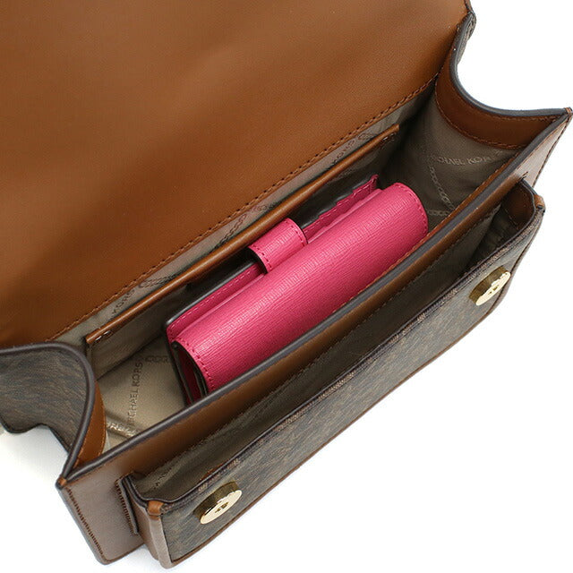 マイケル・コース 斜め掛け ショルダーバッグ レディース ブランド MICHAEL KORS HEATHER インドネシア 30R4G7HL3B BRN-LUGGAGE バッグ MIK30R4G7HL3B021