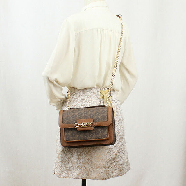 マイケル・コース 斜め掛け ショルダーバッグ レディース ブランド MICHAEL KORS HEATHER インドネシア 30R4G7HL3B BRN-LUGGAGE バッグ MIK30R4G7HL3B021