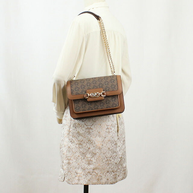 マイケル・コース 斜め掛け ショルダーバッグ レディース ブランド MICHAEL KORS HEATHER インドネシア 30R4G7HL3B BRN-LUGGAGE バッグ MIK30R4G7HL3B021