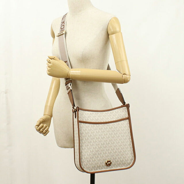 マイケルコース 斜め掛け ショルダーバッグ レディース ブランド MICHAEL KORS LUISA 30R4G99M3V ホワイト MIK30R4G99M3V011