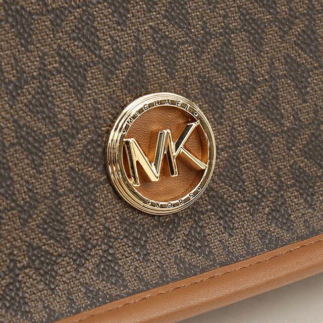 マイケルコース 斜め掛け ショルダーバッグ レディース ブランド MICHAEL KORS LUISA  30R4G99M3V ブラウン MIK30R4G99M3V021