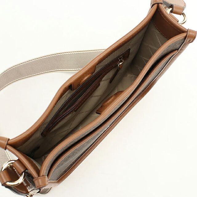 マイケルコース 斜め掛け ショルダーバッグ レディース ブランド MICHAEL KORS LUISA  30R4G99M3V ブラウン MIK30R4G99M3V021