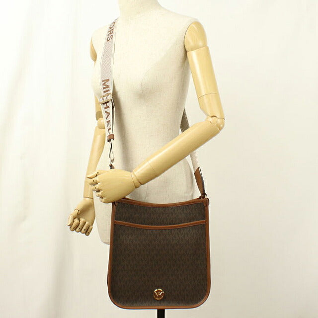 マイケルコース 斜め掛け ショルダーバッグ レディース ブランド MICHAEL KORS LUISA  30R4G99M3V ブラウン MIK30R4G99M3V021