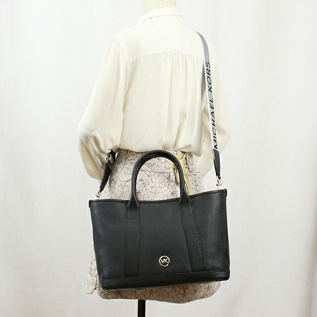 Michael Kors 手提包女式品牌 MICHAEL KORS LUISA 皮革印度尼西亚 30R4G99S2L 黑色 MIK30R4G99S2L011