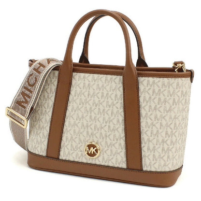 マイケル・コース トートバッグ レディース ブランド MICHAEL KORS LUISA インドネシア 30R4G99T1V VANILLA-LUGG ホワイト系 ブラウン系 バッグ MIK30R4G99T1V011