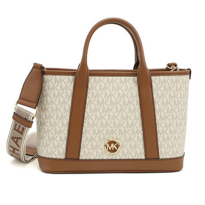 マイケル・コース トートバッグ レディース ブランド MICHAEL KORS LUISA インドネシア 30R4G99T1V VANILLA-LUGG ホワイト系 ブラウン系 バッグ MIK30R4G99T1V011