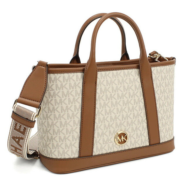 マイケル・コース トートバッグ レディース ブランド MICHAEL KORS LUISA インドネシア 30R4G99T1V VANILLA-LUGG ホワイト系 ブラウン系 バッグ MIK30R4G99T1V011